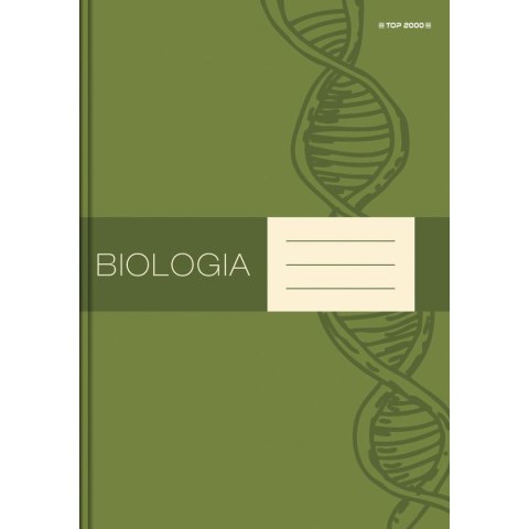 Top 2000 Brulion tematyczny Top 2000 biologia A5 80k. 70g krata (400160627)