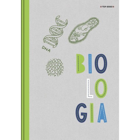 Top 2000 Brulion tematyczny Top 2000 biologia A5 80k. 70g krata (400160627)