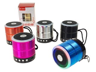 Adar Głośnik Adar okrągły 7x6,5cm, metalowy, Bluetooth, kabel USB (617551)