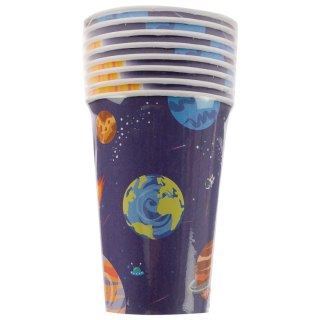 Arpex Kubek jednorazowy Arpex galaxy 8 szt. papier 200ml (DC2793F)