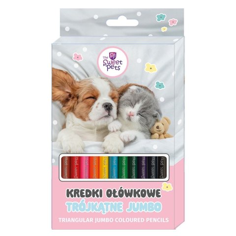 Beniamin Kredki ołówkowe Beniamin The sweet pets trójkątne 12 kol. Beniamin Kredki ołówkowe Beniamin The sweet pets trójkątne 12 kol.