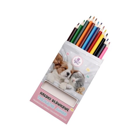 Beniamin Kredki ołówkowe Beniamin The sweet pets trójkątne 12 kol. Beniamin Kredki ołówkowe Beniamin The sweet pets trójkątne 12 kol.