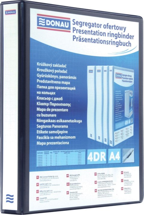 Donau Segregator ofertowy Donau A4 65mm czarny (2788654PL-01) Donau Segregator ofertowy Donau A4 65mm czarny (2788654PL-01)