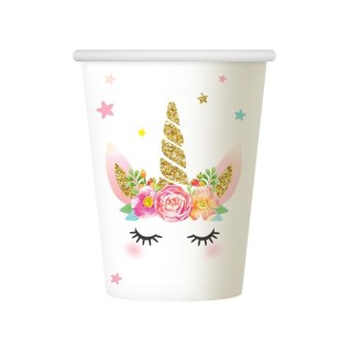 Godan Kubek jednorazowy Godan Jednorożec 266ml/6 szt. papier 266ml (PF-KPJE)