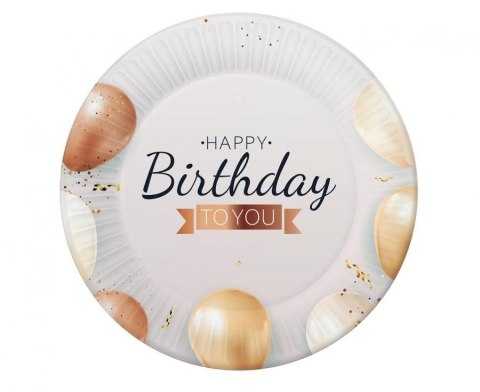 Godan Talerz jednorazowy Godan Happy Birthday papier śr. 180mm 6 szt (PG-TAHB) Godan Talerz jednorazowy Godan Happy Birthday papier śr. 180mm 6 szt (PG-TAHB)