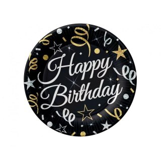 Godan Talerz jednorazowy Godan Happy Birthday papier śr. 180mm 6 szt (PW-THB7)