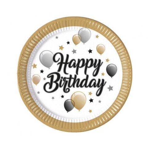 Godan Talerz jednorazowy Godan Happy Birthday papier śr. 230mm 8 szt (93443) Godan Talerz jednorazowy Godan Happy Birthday papier śr. 230mm 8 szt (93443)