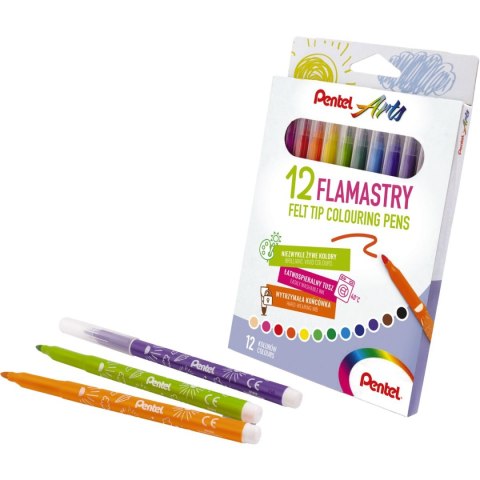 Pentel Flamaster Pentel Arts 12 kol. Pentel Flamaster Pentel Arts 12 kol.