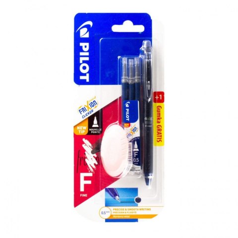 Pilot Zestaw piśmienniczy Pilot PIÓRO KULKOWE SYNERGY 0,5+3WKŁ.+ GUMKA (PIBLRT+FRP5-BBX1+S3)