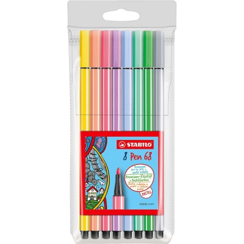Stabilo Flamaster Stabilo PEN 68 8 kol. (68/8-01)