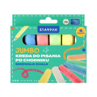 Starpak Kreda chodnikowa Starpak mix (559665) 6 sztuk