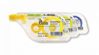 Tetis Korektor w taśmie (myszka) Tetis 5x6 [mm*m] (BK005-TA)