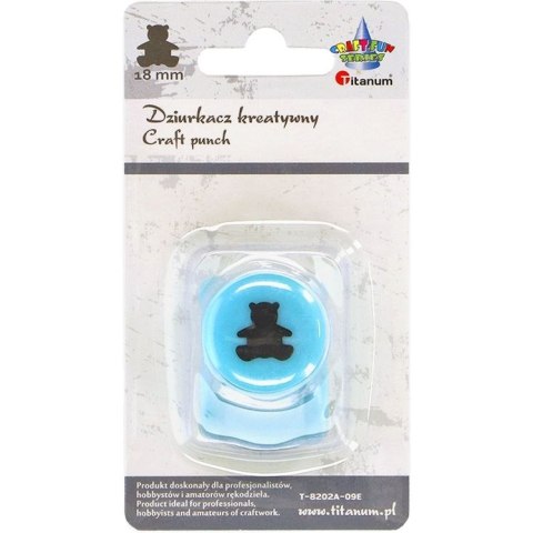 Titanum Dziurkacz ozdobny Titanum Craft-Fun Series 18mm miś (T-8202A-09E) Titanum Dziurkacz ozdobny Titanum Craft-Fun Series 18mm miś (T-8202A-09E)