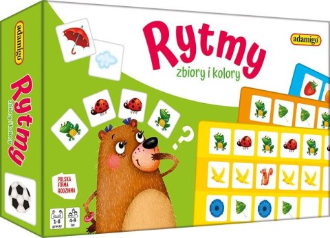 Adamigo Gra edukacyjna Adamigo Rytmy zbiory i kolory Adamigo Gra edukacyjna Adamigo Rytmy zbiory i kolory