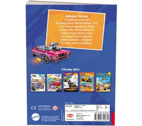 Ameet Książka dla dzieci Ameet Hot Wheels™. Naklejam i Koloruję (NAK 1601) Ameet Książka dla dzieci Ameet Hot Wheels™. Naklejam i Koloruję (NAK 1601)
