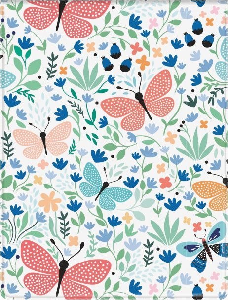 Biurfol Okładka na dokumenty Pionowa BUTTERFLIES Biurfol (OD-21-41)