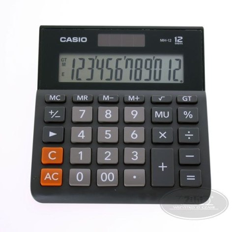 Casio Kalkulator na biurko Casio (MH-12BK-S) Casio Kalkulator na biurko Casio (MH-12BK-S)