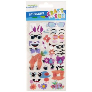 Craft With Fun Naklejka (nalepka) Craft With Fun Twarze (553724)
