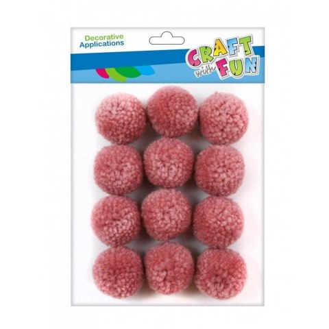 Craft with Fun Pompony mix 12 szt Craft with Fun (463934)