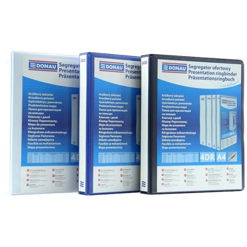 Donau Segregator ofertowy Donau A4 65mm czarny (2788654PL-01) Donau Segregator ofertowy Donau A4 65mm czarny (2788654PL-01)
