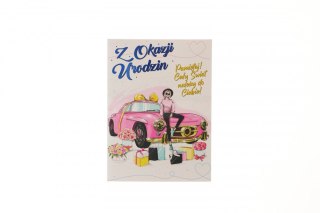 Ev-corp Kartka składana Ev-corp Comic Urodzinowy dla dziewczyny B6 (STKC-001)
