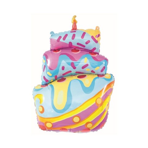 Godan Balon foliowy Godan TORT Z LUKREM (BF-HTZL) Godan Balon foliowy Godan TORT Z LUKREM (BF-HTZL)