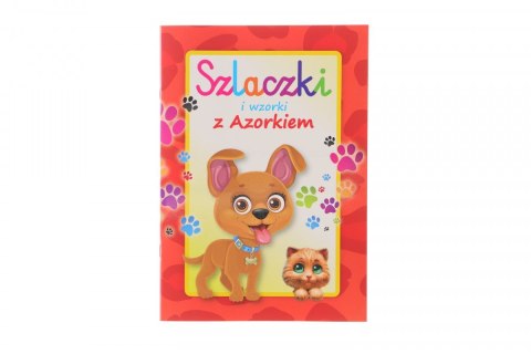 Kolorowanka Szlaczki i wzory z Azorkiem. Kolorowanka Szlaczki i wzory z Azorkiem.