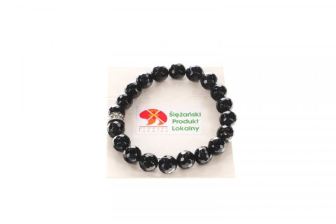 Mol Bransoletka Mol bransoletka onyks fasetowany 10mm Mol Bransoletka Mol bransoletka onyks fasetowany 10mm