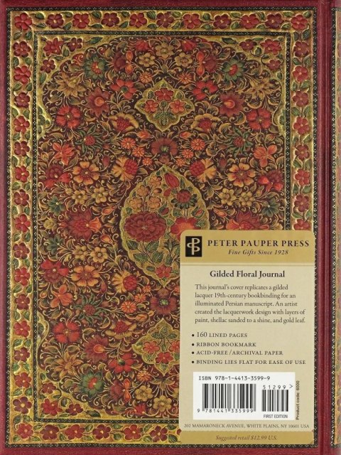 Notes Pozłacane Kwiaty (Gilded Floral). A5 80k. linia Notes Pozłacane Kwiaty (Gilded Floral). A5 80k. linia