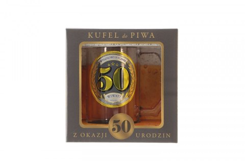 Pan Dragon Kubek wielokrotnego użytku Pan Dragon GOLD-50 urodziny 400ml (5901854985558)