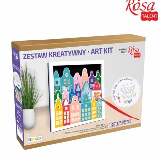 Rosa Zestaw plastyczny Rosa Domki 3d