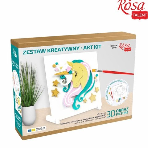 Rosa Zestaw plastyczny Rosa Jednorożec 3d Rosa Zestaw plastyczny Rosa Jednorożec 3d
