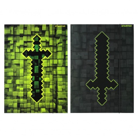 Starpak Teczka kartonowa na gumkę Pixel A4 mix Starpak (559734)