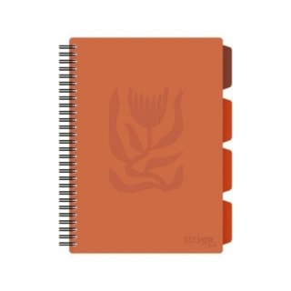 Strigo Kołozeszyt (kołobrulion) Strigo FLORAL CEGLANY B5 100k. 80g krata (PADS046)