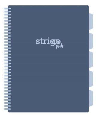 Strigo Kołozeszyt (kołobrulion) Strigo PASTEL GRANATOWY A4 100k. 80g krata (PADS033)