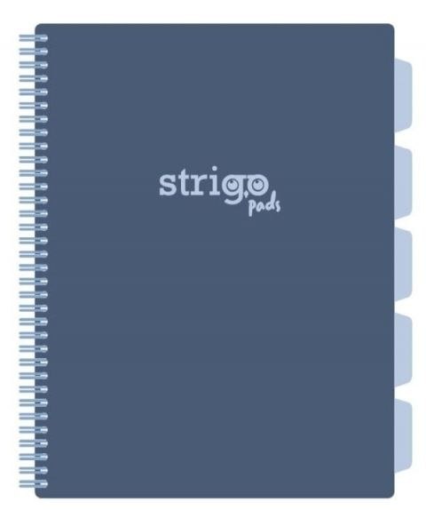Strigo Kołozeszyt (kołobrulion) Strigo PASTEL GRANATOWY A4 100k. 80g krata (PADS033) Strigo Kołozeszyt (kołobrulion) Strigo PASTEL GRANATOWY A4 100k. 80g krata (PADS033)