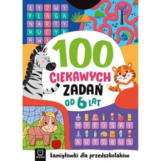 Aksjomat Książka dla dzieci Aksjomat 100 kolorowych łamigłówek. Zadania dla przedszkolaków. Od 6 lat