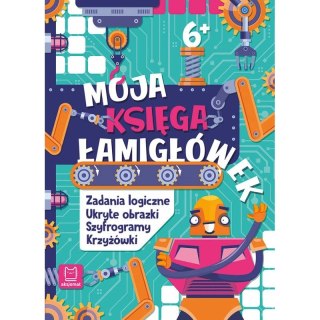 Aksjomat Książka dla dzieci Aksjomat Moja księga łamigłówek. Zadania logiczne, ukryte obrazki, szyfrogramy, krzyżówki.