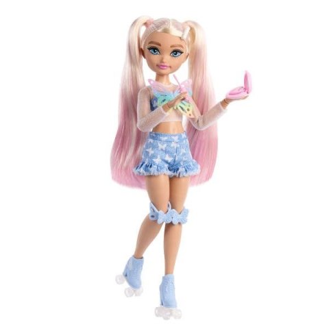 Barbie Lalka Dream Besties modowa Malibu na wrotkach + akcesoria [mm:] 290 Barbie (JFX96)