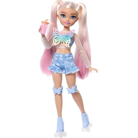 Barbie Lalka Dream Besties modowa Malibu na wrotkach + akcesoria [mm:] 290 Barbie (JFX96)