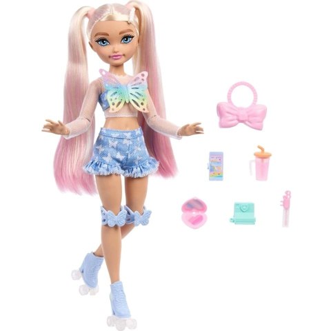 Barbie Lalka Dream Besties modowa Malibu na wrotkach + akcesoria [mm:] 290 Barbie (JFX96)