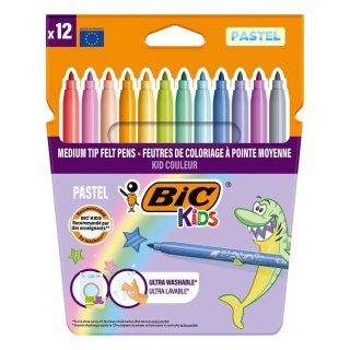 Bic Kids Flamaster Bic Kids pastelowe 12 kol. (520084)