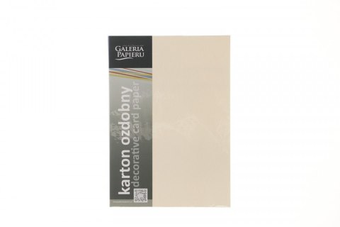 Galeria Papieru Papier ozdobny (wizytówkowy) Galeria Papieru czerpany krenowy A4 kremowy 180g (201422)