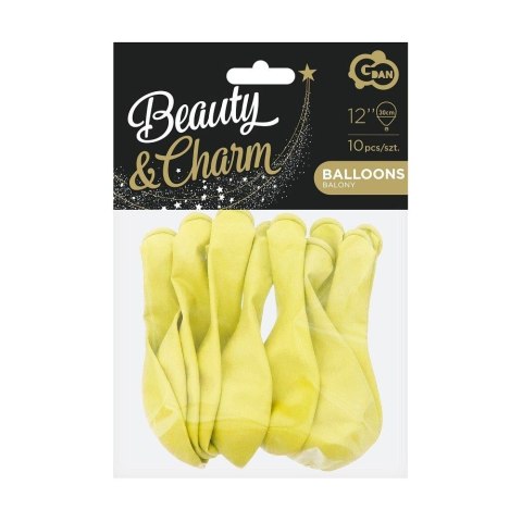 Godan Balon gumowy Godan Beauty&Charm makaronowe waniliowe 10szt. kremowy 12cal (CB-1KWA) Godan Balon gumowy Godan Beauty&Charm makaronowe waniliowe 10szt. kremowy 12cal (CB-1KWA)