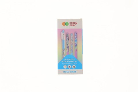 Happy Color Długopis wymazywalny Happy Color Holo Wave niebieski 0,5mm (HA 4120 01HW-3)