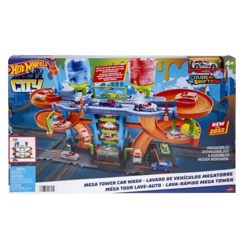 Hot Wheels Tor wyścigowy Hot Wheels HW City Zakręcona mega myjnia (HDP05) Hot Wheels Tor wyścigowy Hot Wheels HW City Zakręcona mega myjnia (HDP05)