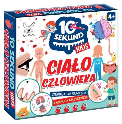 Kangur Gra karciana Kangur 10 sekund Kids Ciało Człowieka Kangur Gra karciana Kangur 10 sekund Kids Ciało Człowieka