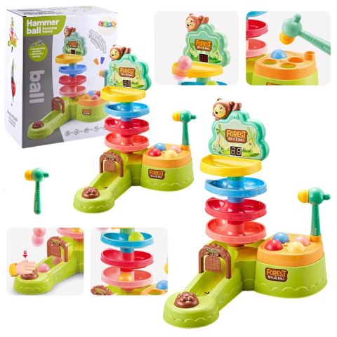 Lean Zabawka edukacyjna tor dla kulek młotek Lean (22855)