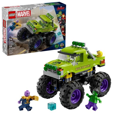 Lego Klocki konstrukcyjne Lego Marvel Monster truck Hulka kontra Thanos (76312) Lego Klocki konstrukcyjne Lego Marvel Monster truck Hulka kontra Thanos (76312)