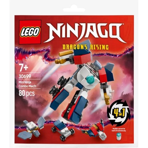 Lego Klocki konstrukcyjne Lego Ninjago Wielofunkcyjny minimech ninja (30699) Lego Klocki konstrukcyjne Lego Ninjago Wielofunkcyjny minimech ninja (30699)